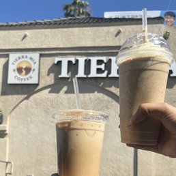 Exterior outside entrance of Tierra Mia Coffee - Coco Loco Frappe & Horchata latte - South Gate, California Exterior outside entrance of Tierra Mia Coffee - Coco Loco Frappe & Horchata latte - South Gate, California
