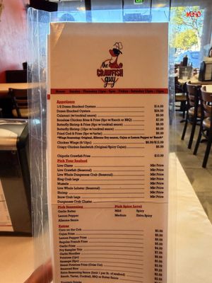 Menu photo 1 The Crawfish Guy Fresno, CA