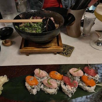 Salvaje - Amazing duck fried rice. Tasty and uniquer plated sushi, but not so filling when factoring in price. - Japanese Near Me - Miami, Florida