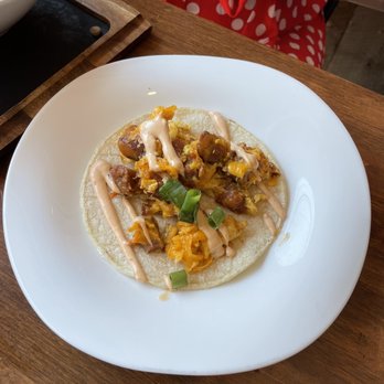 The Tasty Table - Chorizo breakfast taco - American Near Me - Ossining, New York