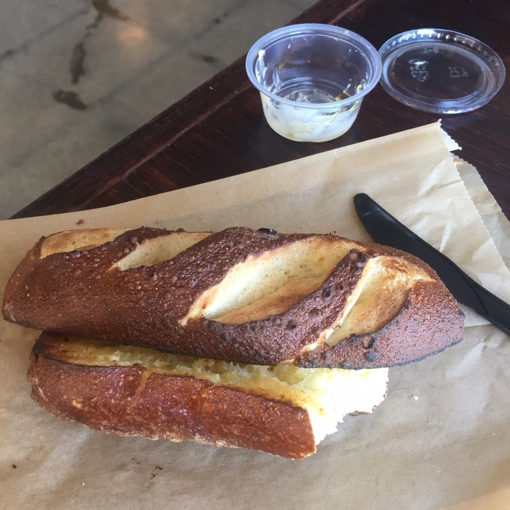 Brot Coffee - Buttered pretzel bread is amazing!! - Coffee & Tea Near Me - Orange, California