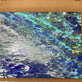 Splatter - A 16x20 canvas is provided with the Signature Splatter experience. - Team Building Activities Near Me - Ferndale, Michigan Splatter - A 16x20 canvas is provided with the Signature Splatter experience. - Team Building Activities Near Me - Ferndale, Michigan