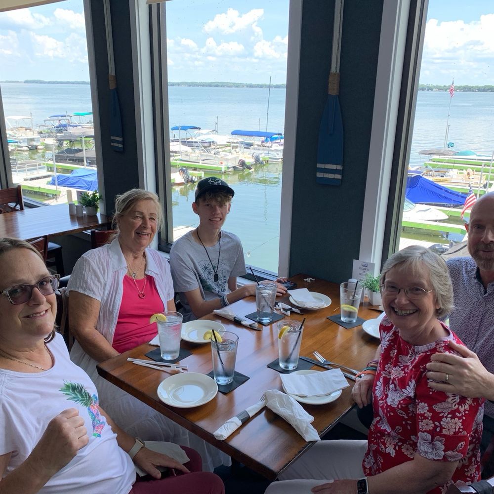 Lake Eustis Waterfront Grille - Me enjoying a Sunday family meal upstairs at Waterfront Grill. - Seafood Near Me - Eustis, Florida Lake Eustis Waterfront Grille - Me enjoying a Sunday family meal upstairs at Waterfront Grill. - Seafood Near Me - Eustis, Florida