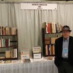 Anthology Booksellers - Gary at the Anthology booth at the Seattle Antiquarian Book Fair.