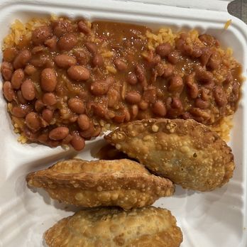 Island Empanada - Shirley - 3 Empanadas, Rice and Beans, Sweet Plantains and Fountain Drink (16 Oz.) Dinner Special - Empanadas Near Me - Shirley, New York Island Empanada - Shirley - 3 Empanadas, Rice and Beans, Sweet Plantains and Fountain Drink (16 Oz.) Dinner Special - Empanadas Near Me - Shirley, New York