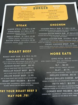 Menu photo 4 Legends Roast Beef Ellsworth Ellsworth, ME