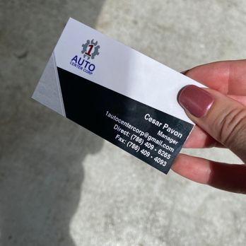 1 Auto Center - Business card. Location: 1010 East 49th St. Hialeah, FL 33013 - Auto Repair Near Me - Hialeah, Florida 1 Auto Center - Business card. Location: 1010 East 49th St. Hialeah, FL 33013 - Auto Repair Near Me - Hialeah, Florida