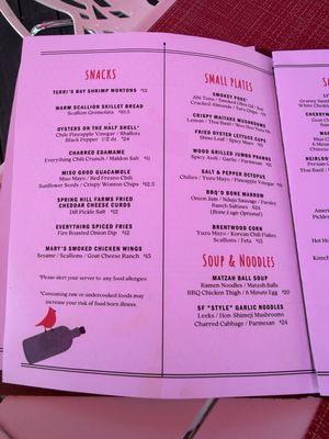 Menu photo 1 Bird & The Bottle Santa Rosa, CA Menu photo 1 Bird & The Bottle Santa Rosa, CA