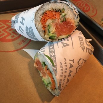 World Wrapps - Furikake Salmon (with "rare salmon") - special order - Wraps Near Me - Corte Madera, California