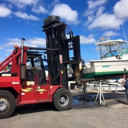 South Shore Boat Yard - We have two 15,000 lb. Fork Lifts in the yard