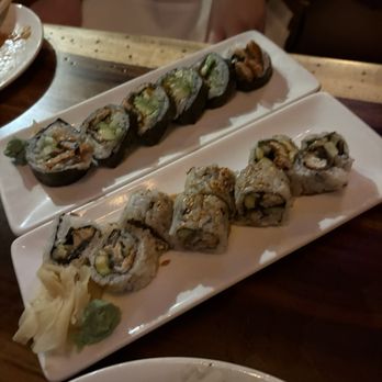 Umi Sake House - HH Salmon Skin & Unagi Rolls - Sushi Bars Near Me - Seattle, Washington Umi Sake House - HH Salmon Skin & Unagi Rolls - Sushi Bars Near Me - Seattle, Washington