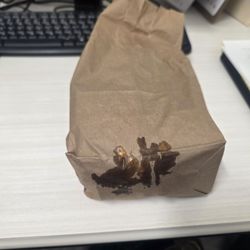 You know the grease at the bottom of the bag indicates its about to go down!