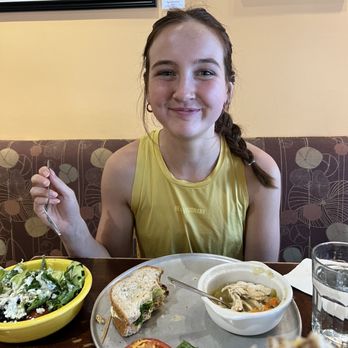 Poor Richard's Restaurant - Happy girl - New American Near Me - Colorado Springs, Colorado Poor Richard's Restaurant - Happy girl - New American Near Me - Colorado Springs, Colorado