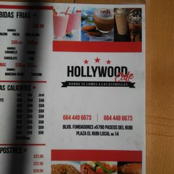 Hollywood Café - Comida Americana como en el otro lado.  Se recomienda!!!!