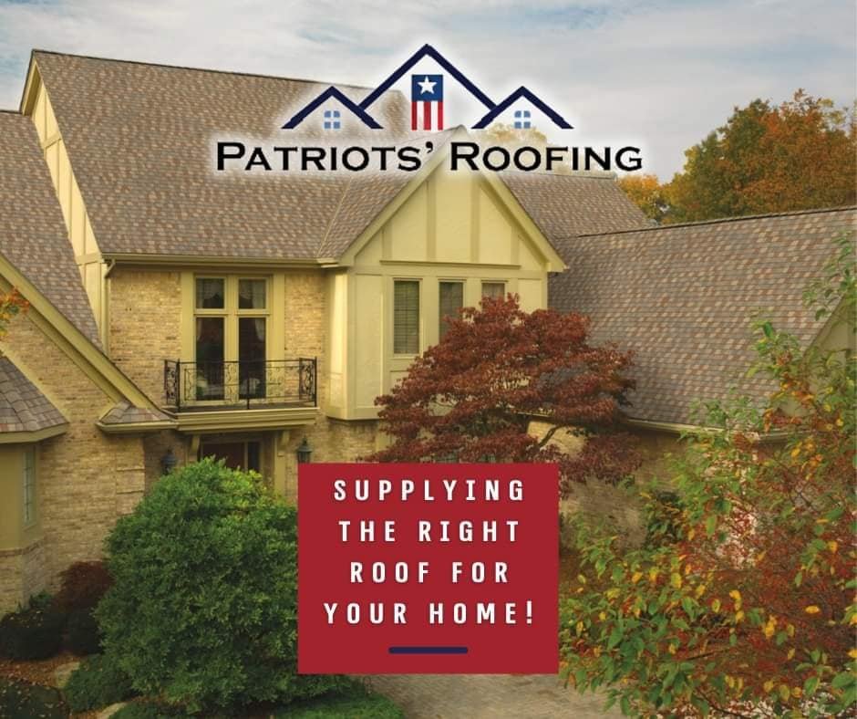 Slide of Patriots’ Roofing