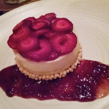 Upland - Strawberries + cream (elderflower panna cotta. $10) - 4.5 stars. Rich texture & ripe berries. Jam too sweet. Wednesday dinner 2015-06-24 - New American Near Me - New York, New York Upland - Strawberries + cream (elderflower panna cotta. $10) - 4.5 stars. Rich texture & ripe berries. Jam too sweet. Wednesday dinner 2015-06-24 - New American Near Me - New York, New York