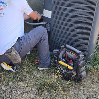 Morrison Mechanical Services - Kevin Morrison going to town on the ailing AC. - Heating & Air Conditioning/HVAC Near Me Morrison Mechanical Services - Kevin Morrison going to town on the ailing AC. - Heating & Air Conditioning/HVAC Near Me