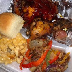 Maliyah’s - BBQ chicken mac and cheese potatoes