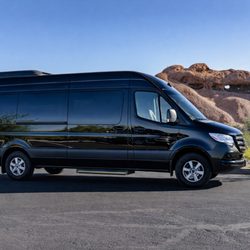 Phoenix Black Car - 14-passenger Mercedes-Benz Sprinter for premium group transportation, events, airport transfers, and corporate travel.