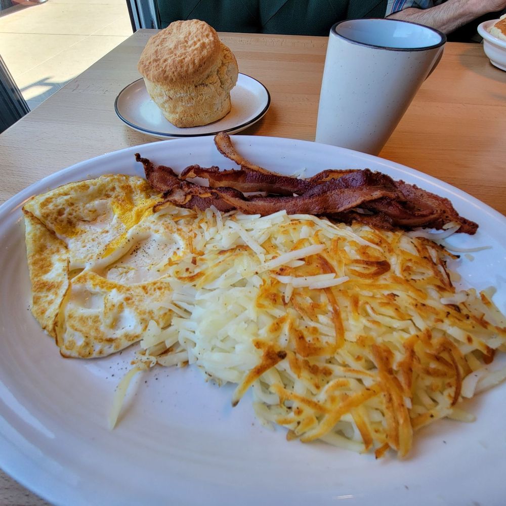 Janet’s Cafe - Eggs and bacon w/hashbrowns & biscuit $16.50 - Coffee & Tea Near Me - Eagle, Idaho Janet’s Cafe - Eggs and bacon w/hashbrowns & biscuit $16.50 - Coffee & Tea Near Me - Eagle, Idaho