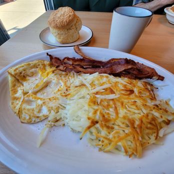 Janet’s Cafe - Eggs and bacon w/hashbrowns & biscuit $16.50 - Coffee & Tea Near Me - Eagle, Idaho Janet’s Cafe - Eggs and bacon w/hashbrowns & biscuit $16.50 - Coffee & Tea Near Me - Eagle, Idaho