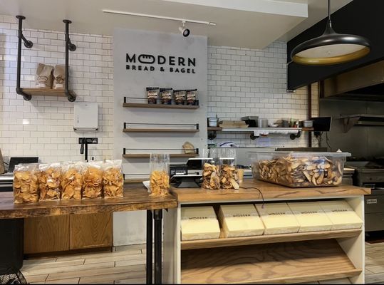 Modern Bread and Bagel by null