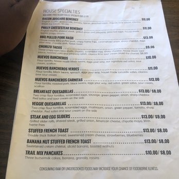Borderline Cafe - Menu page 1 - Breakfast & Brunch Near Me - Lakewood, Ohio