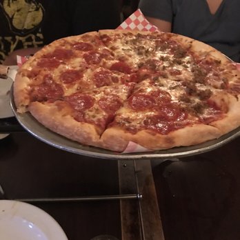 Pizza Heaven Bistro - Half pepperoni & half sausage - Pizza Near Me - Phoenix, Arizona Pizza Heaven Bistro - Half pepperoni & half sausage - Pizza Near Me - Phoenix, Arizona