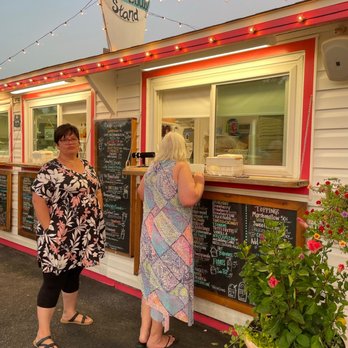The Snowball Stand - two people standing outside - Shaved Ice Near Me - Berlin, Maryland The Snowball Stand - two people standing outside - Shaved Ice Near Me - Berlin, Maryland