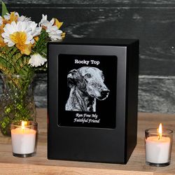 Bolt Laserworks - Photo etched pet urn