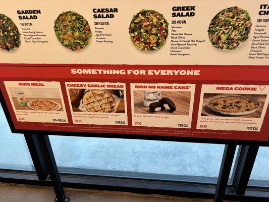 Menu photo 2 MOD Pizza Cave Creek, AZ