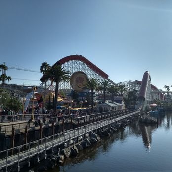 Incredicoaster - Full shot. - Amusement Parks Near Me - Anaheim, California