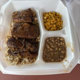 Smothered Ribs Plate