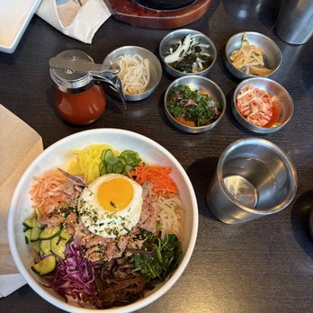 Purple Rice - The works with chicken - Korean Near Me - San Francisco, California