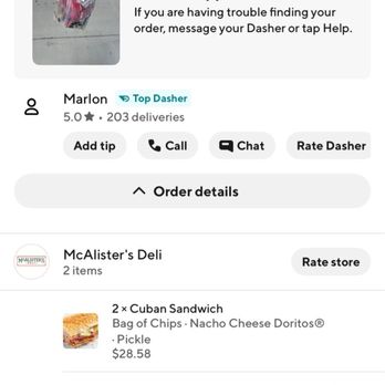 McAlister's Deli - The sandwiches are literally 6" and microwaved. Add 2 bags of chips and the bill for 2 of these is $32. Crap. - Sandwiches Near Me - Port Charlotte, Florida McAlister's Deli - The sandwiches are literally 6" and microwaved. Add 2 bags of chips and the bill for 2 of these is $32. Crap. - Sandwiches Near Me - Port Charlotte, Florida