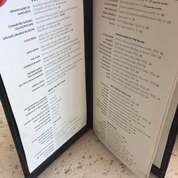 Mariposa - Menu at Mariposa - New American Near Me - Coral Gables, Florida