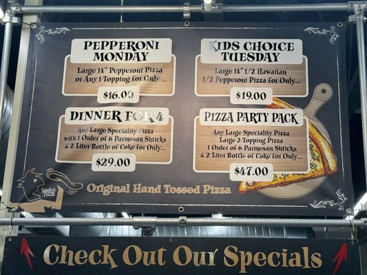 Menu photo 1 Sparky's Pizza - Estacada Estacada, OR