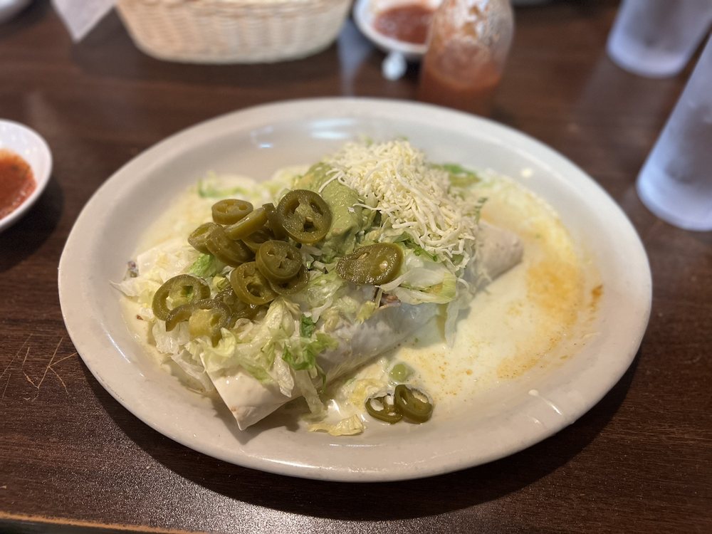 Food from El Sombrero Mexican Restaurant