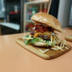 Las Casitas Grill - The Big Daddy Burger.