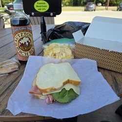 Harvest Moon Foods - Corned beef on white with sharp swiss