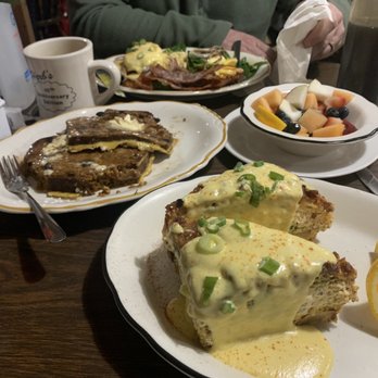 Herb's - Breakfast Lasagna, pumpkin bread French toast, potato pancake Benedict. - Delis Near Me - Uncasville, Connecticut Herb's - Breakfast Lasagna, pumpkin bread French toast, potato pancake Benedict. - Delis Near Me - Uncasville, Connecticut