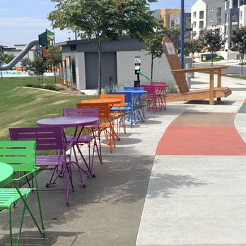 Central Square Park - Bistro sets for 2 line this area next to the grass - Parks Near Me - Chula Vista, California Central Square Park - Bistro sets for 2 line this area next to the grass - Parks Near Me - Chula Vista, California
