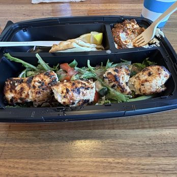 Luna Grill Poway - Lemon Garlic Chicken Kabob - Mediterranean Near Me - Poway, California