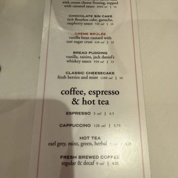 Ruth's Chris Steak House - Dessert menu 1/26 - Steakhouses Near Me - Waltham, Massachusetts