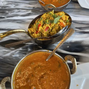 Aromas Indian Cuisine - Tiki masala and vegetable biryani. - Indian Near Me - Moses Lake, Washington Aromas Indian Cuisine - Tiki masala and vegetable biryani. - Indian Near Me - Moses Lake, Washington