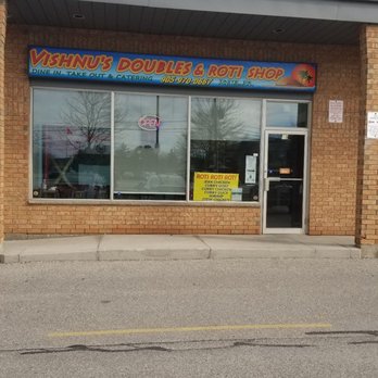 Vishnu's Doubles & Roti Shop - Outside view of restaurant - Caribbean Near Me - Brampton, Ontario Vishnu's Doubles & Roti Shop - Outside view of restaurant - Caribbean Near Me - Brampton, Ontario