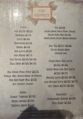 Menu photo 2 The Outpost Cambridge, MA Menu photo 2 The Outpost Cambridge, MA