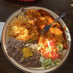 La Barraca Restaurant - Enchilada and tamale