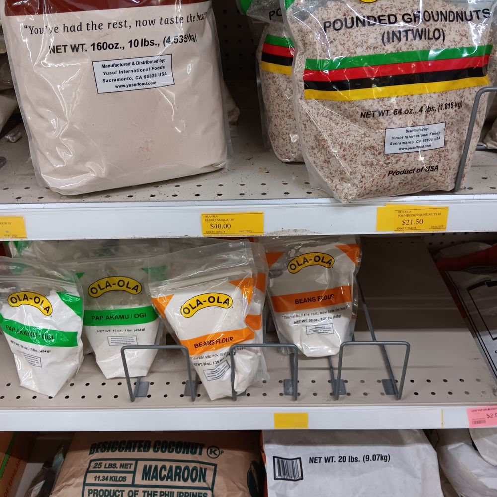 Asia Mart - groundnut for thickening stews, dried grated coconut for macaroons - International Grocery Near Me - Santa Rosa, California