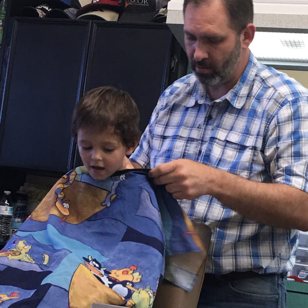 Broadway Barbershop - Our youngest (3) getting started. Great place to take little guys!!! - Barbers Near Me - Tyler, Texas Broadway Barbershop - Our youngest (3) getting started. Great place to take little guys!!! - Barbers Near Me - Tyler, Texas